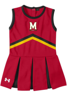 Under Armour Maryland Terrapins Toddler Girls Red Cheer Sets Cheer Dress