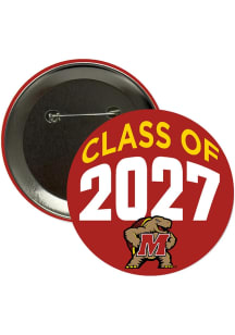 Maryland Terrapins 3" Class of 2027 Button - Red