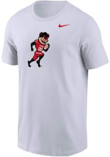 Nike Cincinnati Bearcats White Bearcat Playing Football Short Sleeve T Shirt