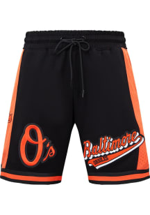 Pro Standard Baltimore Orioles Mens Black Script Tail Shorts