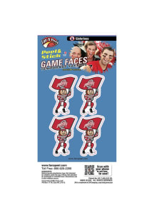 Ohio State Buckeyes 4pk Waterless Tattoo