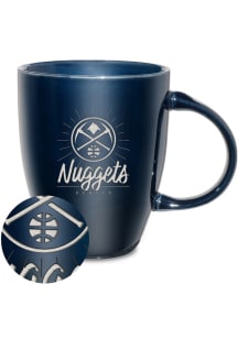 Denver Nuggets Sunburst Ceramic Lustre Ceramic Mug - Blue