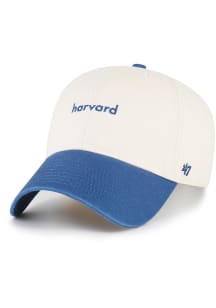 47 Harvard Crimson Base Runner Two Tone Clean Up Adjustable Hat - Natural
