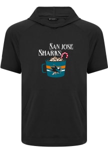 Levelwear San Jose Sharks Black Phase Mellow Short Sleeve Hoods