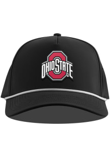 Branded Bills Ohio State Buckeyes Curved 5 Panel Rope Adjustable Hat - Black