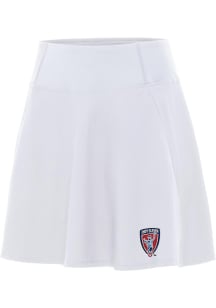 Antigua Indy Eleven Womens White Chip Shorts
