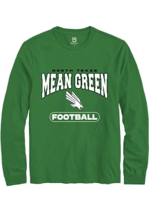 Summit Sportswear North Texas Mean Green Kelly Green Football Football Long Sleeve T Shirt