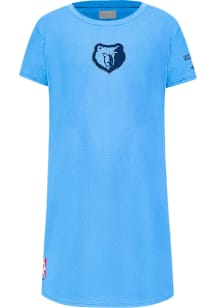 Pro Standard Memphis Grizzlies Girls Light Blue Classic Essentials Short Sleeve Dress