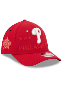 New Era Philadelphia Phillies Mens Red 2026 MLB All Star Game On-Field 39THIRTY MC Flex Hat