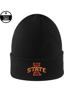 LogoFit Iowa State Cyclones Black Southpole Mens Knit Hat