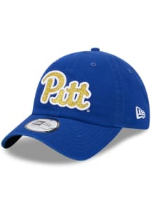 New Era Pitt Panthers Blue Evergreen Glitter Casual Classic Womens Adjustable Hat