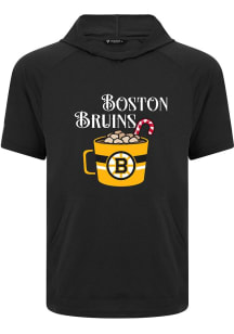 Levelwear Boston Bruins Black Phase Mellow Short Sleeve Hoods