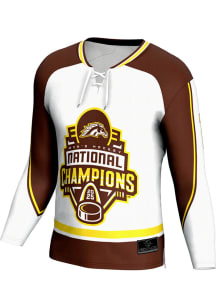 ProSphere Western Michigan Broncos Youth Brown 2025 National Champions Hockey Jersey