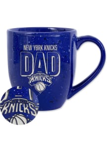 New York Knicks Dad 16oz Speckle Ceramic Mug - Blue