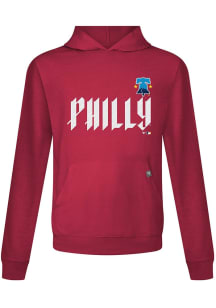 Levelwear Philadelphia Phillies Mens Red Relay City Connect Core Hood