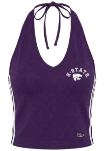 Hype and Vice K-State Wildcats Womens Purple Cheer Halter Tank Top