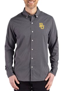 Cutter and Buck Baylor Bears Mens Black Skyline Long Sleeve Dress Shirt