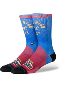 Denver Nuggets Stance 2025 Statement Crew Sock Mens Crew Socks