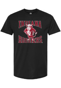 Summit Sportswear Indiana Hoosiers Black Vault Bison Short Sleeve T Shirt