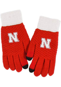 Nebraska Cornhuskers Knit Mens Gloves