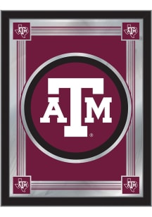 Texas A&M Aggies Logo Hanging Back Bar Mirror