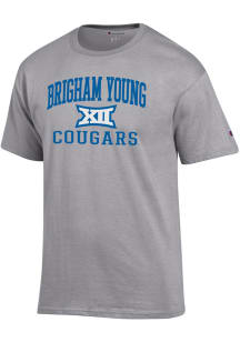 Champion BYU Cougars Grey B12 Arch Jersey Short Sleeve T Shirt