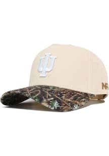No Rivals Indiana Hoosiers Camo Connector Adjustable Hat - White
