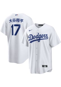 Shohei Ohtani Los Angeles Dodgers Mens Replica Home Japanese Jersey - White