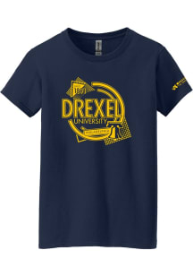 Summit Sportswear Drexel Dragons Womens Navy Blue Admitted Students Day 2023 Short Sleeve T-Shirt