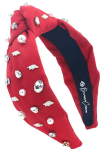 Arkansas Razorbacks Beaded Logo Womens Headband