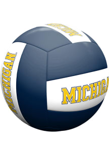 Logo Brands Michigan Wolverines Primary Full Size Volleyball Volleyball
