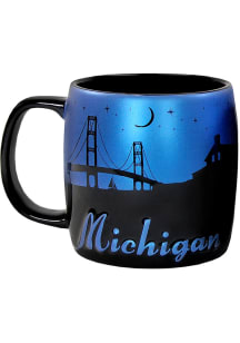 Michigan Night Sky 22oz Ceramic Mug - Black
