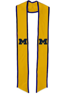 Michigan Wolverines U-M Block "M" w/ Yellow Background Graduation Stole