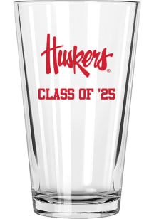 Nebraska Cornhuskers Class of 2025 16 oz Pint Glass - White