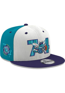 New Era Charlotte Hornets White Alt 704 9FIFTY Mens Snapback Hat