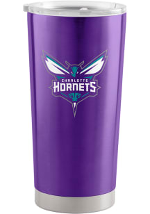 Logo Brands Charlotte Hornets 20oz Tumbler Stainless Steel Tumbler - Purple