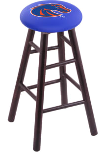 Boise State Broncos Round Cushion Maple Pub Stool - Brown