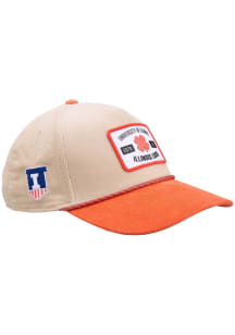 Black Clover Illinois Fighting Illini Legacy Adjustable Hat - Brown