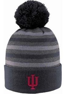 LogoFit Indiana Hoosiers Dark Grey Doc Marled Mens Knit Hat