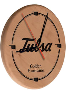 Tulsa Golden Hurricane Laser Engraved Wall Clock