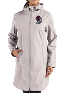 Cutter and Buck Georgia Bulldogs Womens Grey Camano Light Weight Jacket