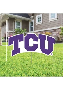 TCU Horned Frogs Primary Yard Sign - Purple