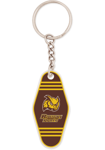 Rowan University Motel Acrylic Keychain - Brown