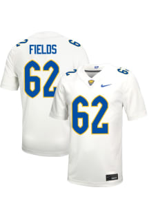Jordan Fields   Pitt Panthers White Football NIL Name And Number Football Jersey