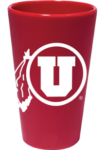Utah Utes 16oz Fun Color Pint Glass - Red