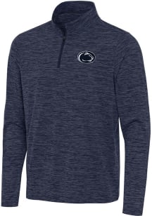 Antigua Penn State Nittany Lions Mens Navy Blue Eternal Long Sleeve Qtr Zip Pullover