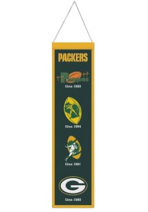 Green Bay Packers 8x32 Evolution Banner - Green