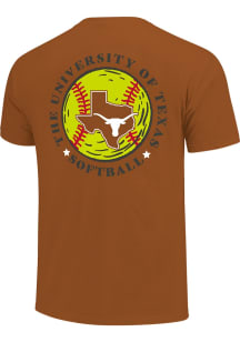 Texas Longhorns Youth Burnt Orange Softball Short Sleeve T-Shirt