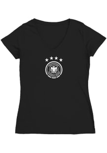 Vive La Fete Germany National Team Womens Black Haley Short Sleeve Fit Tee
