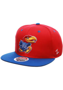 Zephyr Kansas Jayhawks Red Z11 Mens Snapback Hat
